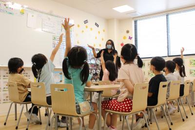 自分の意見を発言できる子ども達