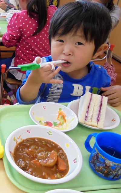 園児に人気の手作り給食！