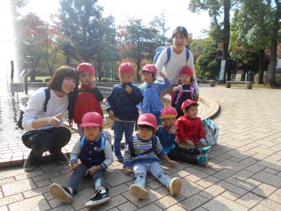 晴れた日は公園で沢山体を動かします☆