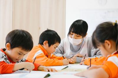 子どもたちの大好きな　　　　　えんぴつの時間