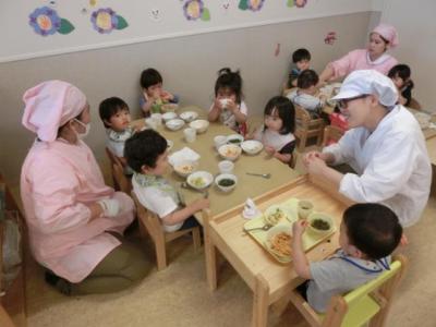 給食おいしいね